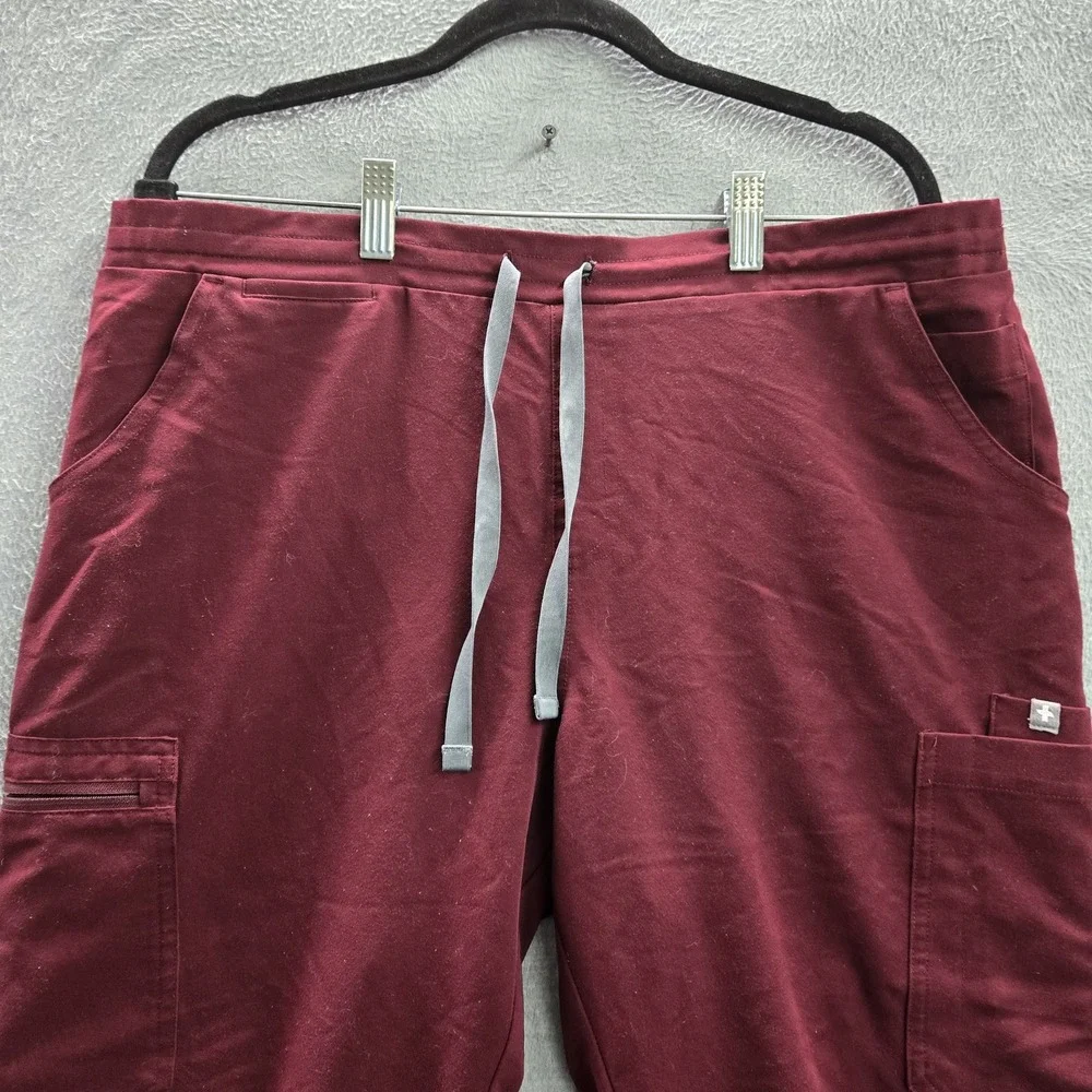 FIGS Women Scrub Pants L Red Yola Skinny‎ TW2000R PO#1619